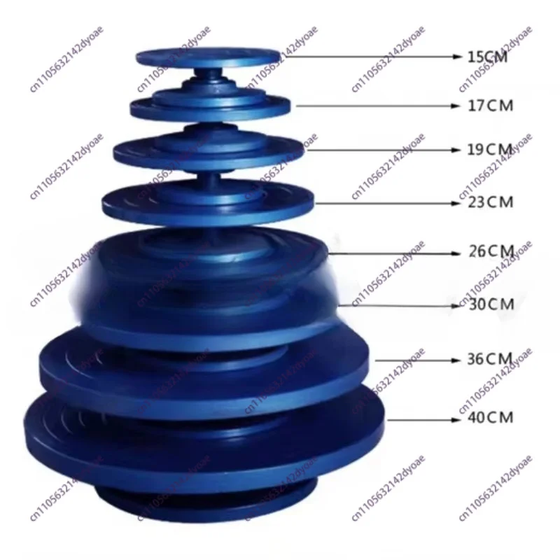 30CM Metal Pottery Banding Wheel Manual Turntable Turnplate Clay Sculpture Modelling Ceramics Heavy Duty Rotating Turntable