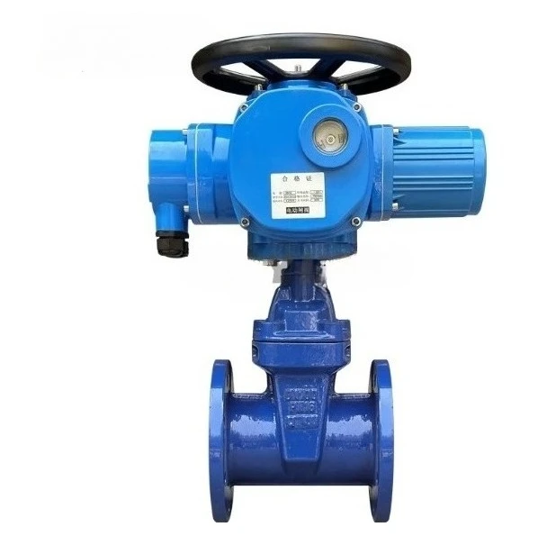 Electric soft seal gate valve Z945X-16Q adjustable elastic seat seal flange dark liver gate valve
