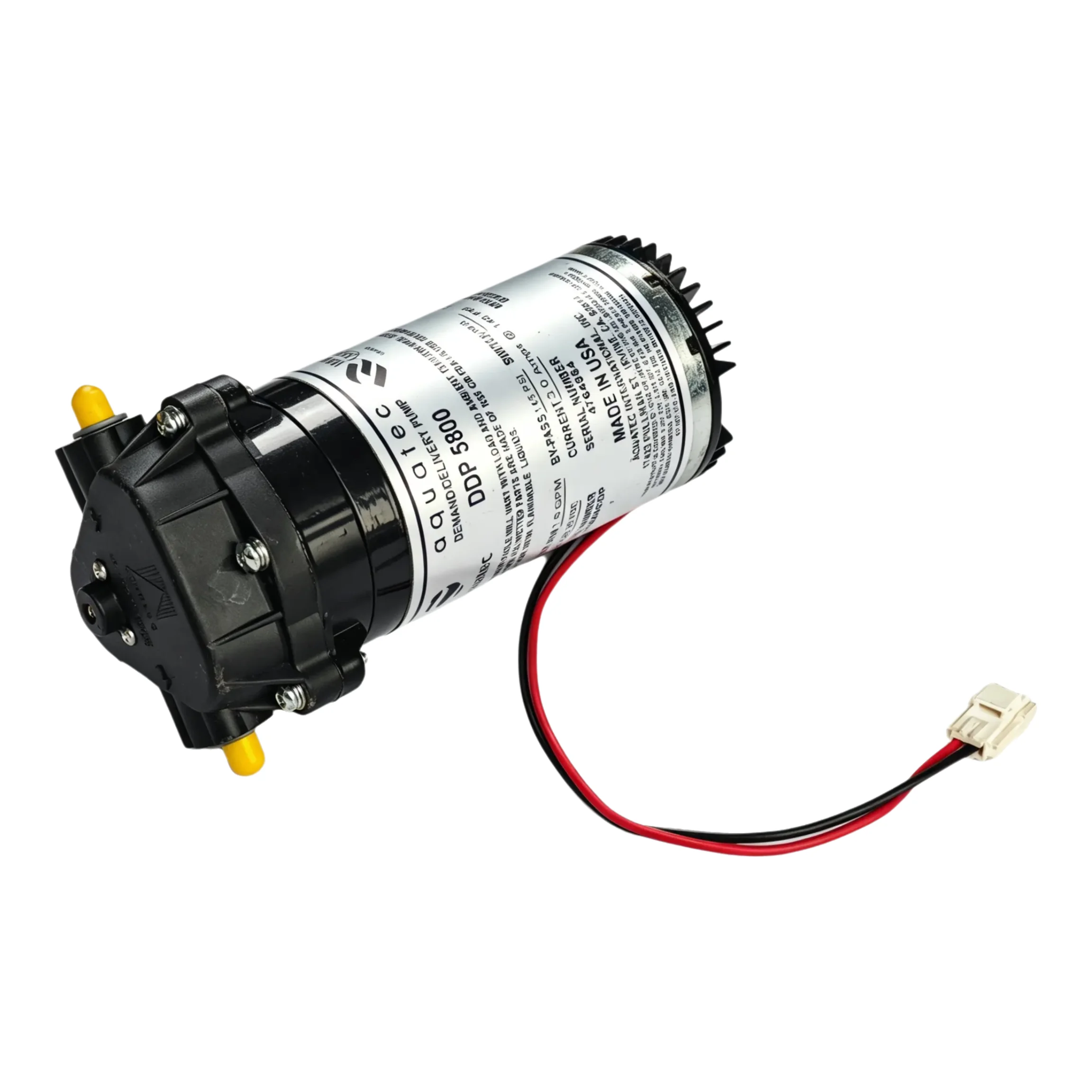 DDP 5800 Electric Diaphragm Pump DC 24V 36V RO Booster Membrane Pump 400GPD 5.1LPM 145PSI for Water Purifier Boosting System
