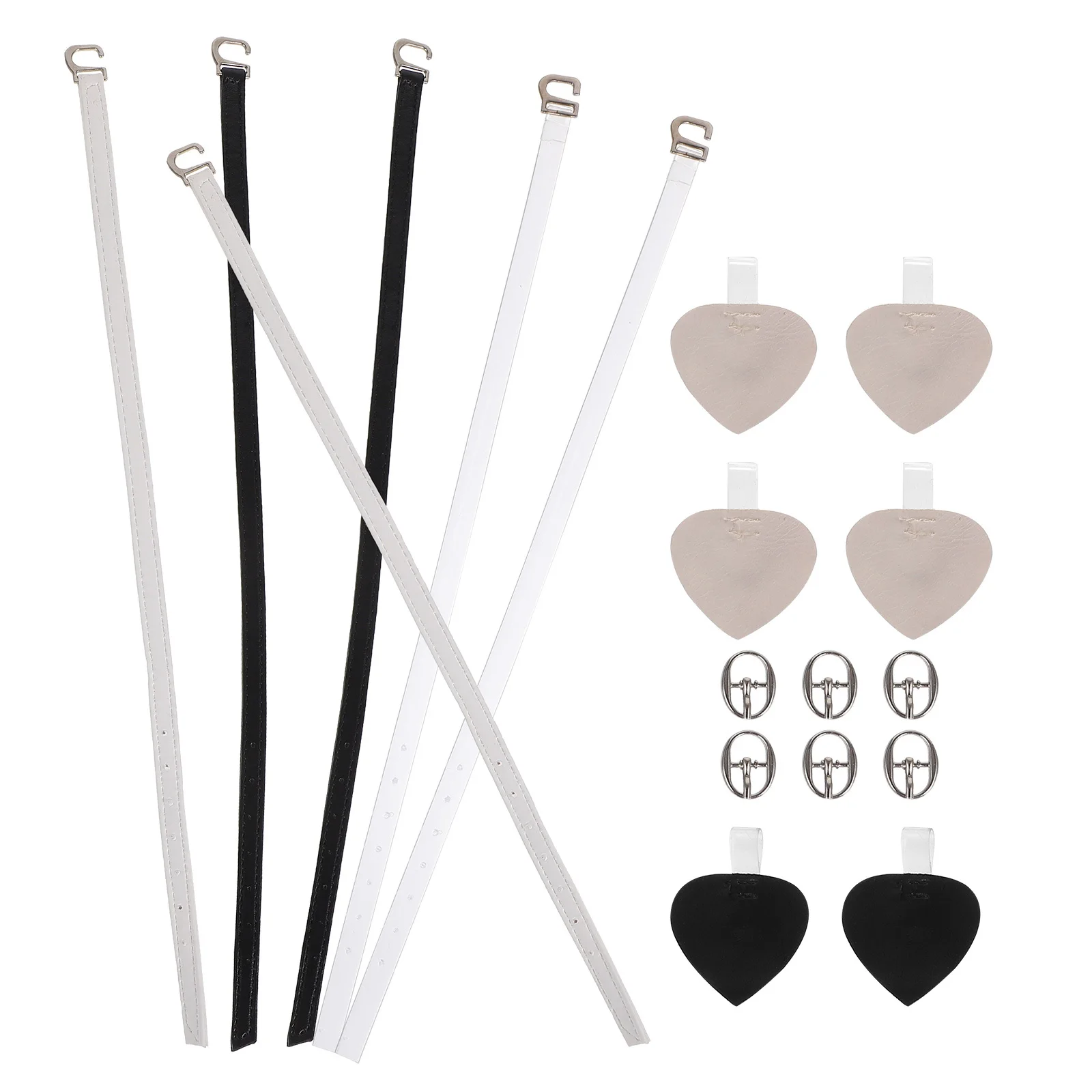 3 أزواج من أحزمة الأحذية المضادة للسقوط بإبزيم قابل للتعديل وأشرطة الكاحل عالية الكعب سهلة التركيب مناسبة لحدث الرقص في الزفاف #4