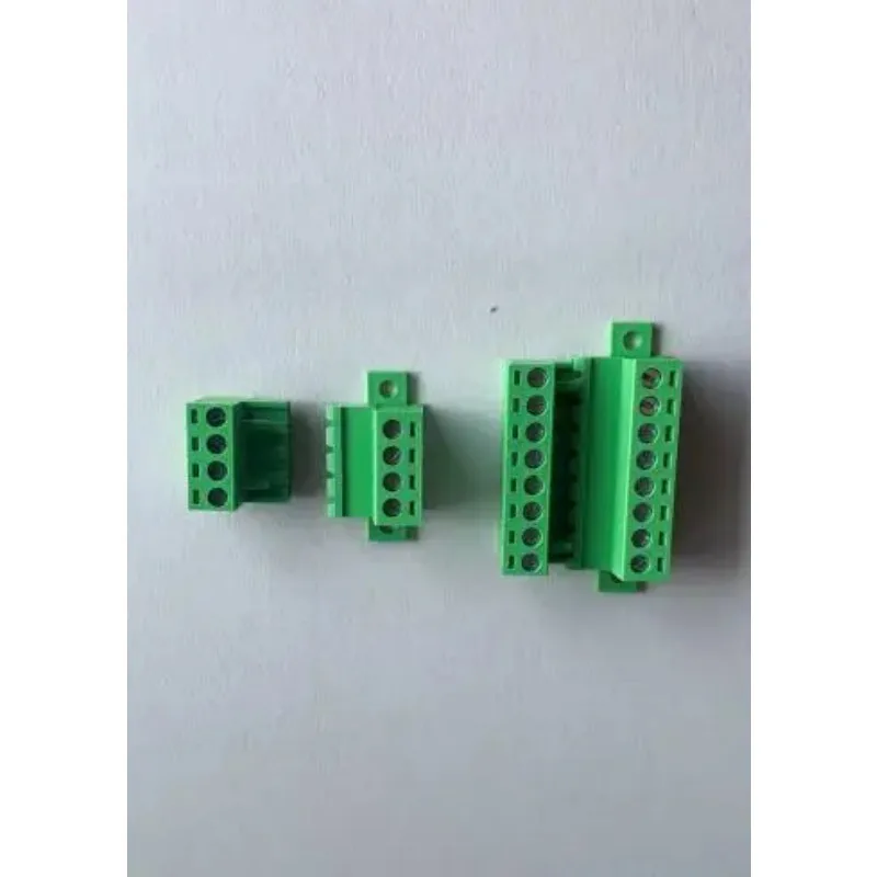 10sets Solder-free butt strap fixed 2EDG5.08 male and female plug-in green terminal block K2EDGRKC-5.08MM-10p12p13p14p15p-19p