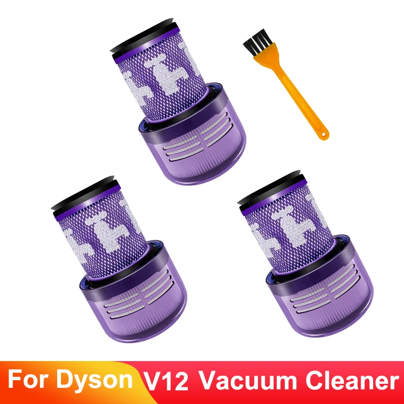 Washable Filters For Dyson V12 Slim Detect Absolute Cordless Vacuum Cleaner HEPA Filter Replacement Spare Parts Accessories