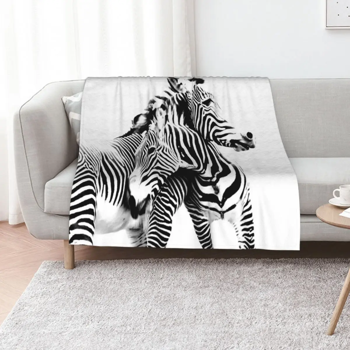 Grevy's Zebras Throw Blanket For Sofa Thin Plush Heavy cosplay anime Camping Moving Blankets
