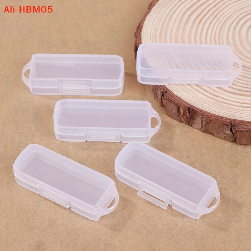(HB05)5pc PC USB Flash Drive Cases Contemporary Style Storage Boxes With Lid For OTG Rotating Drives Home Organization Storage B