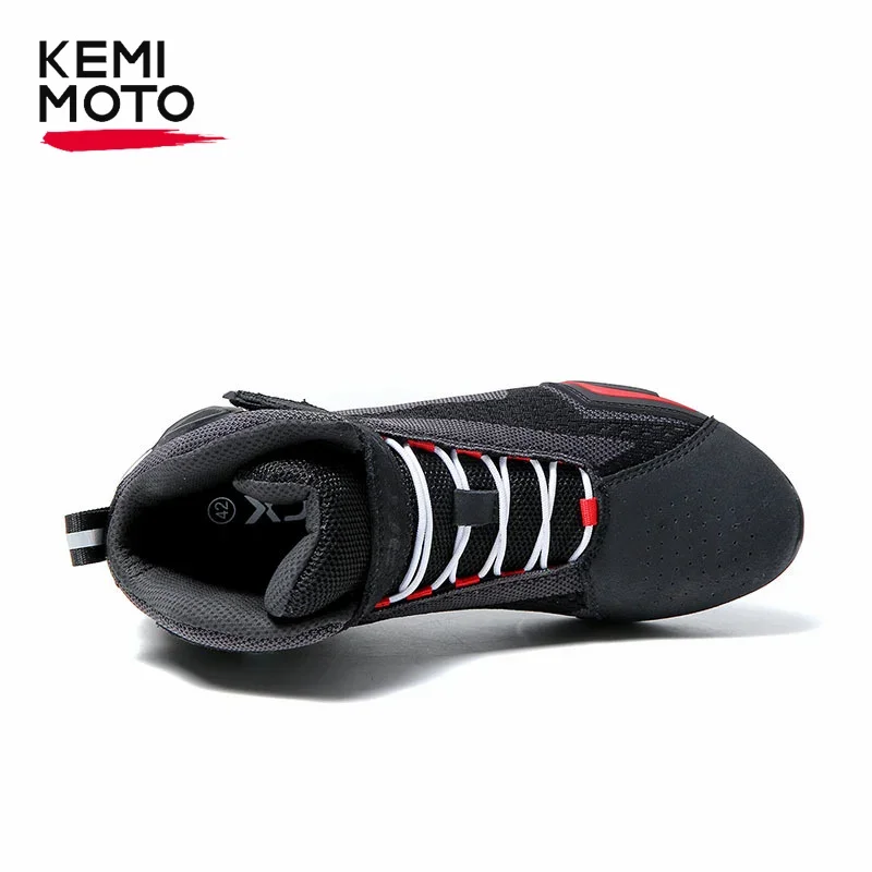 Stivali da moto da uomo Moto Motocross Off-road Racing Scarpe casual Anti-caduta Durevole Traspirante Quattro stagioni Ciclismo all'aperto