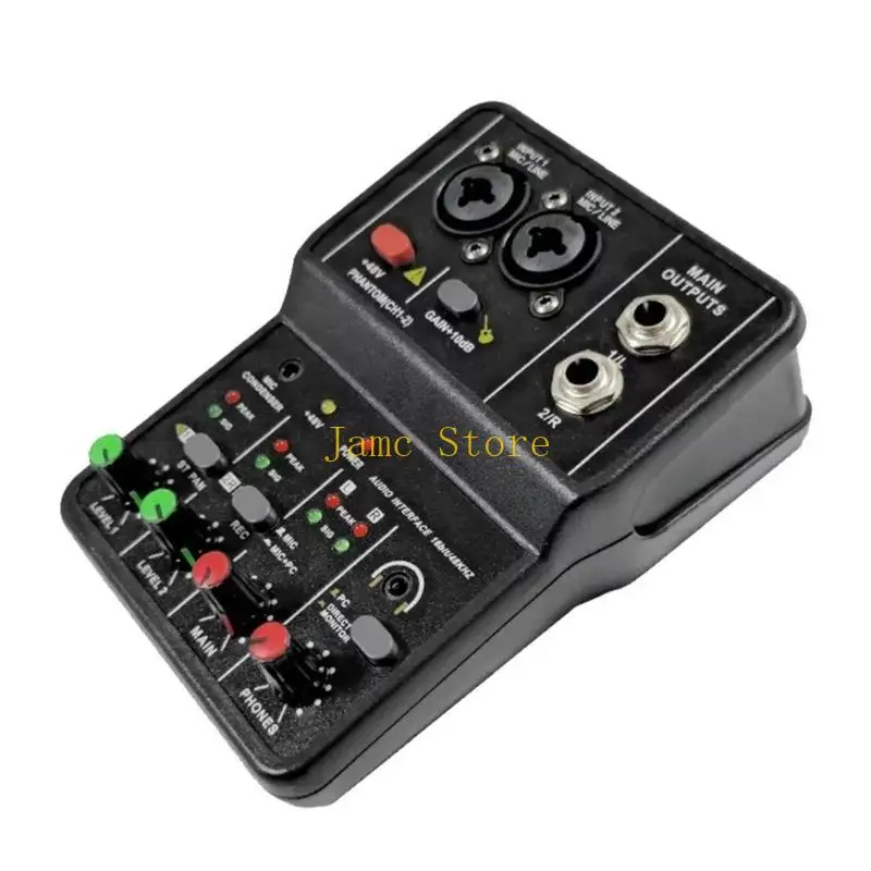 

LX0B Low Latency USB Recording Device For Musicians Content Creators And Streamers