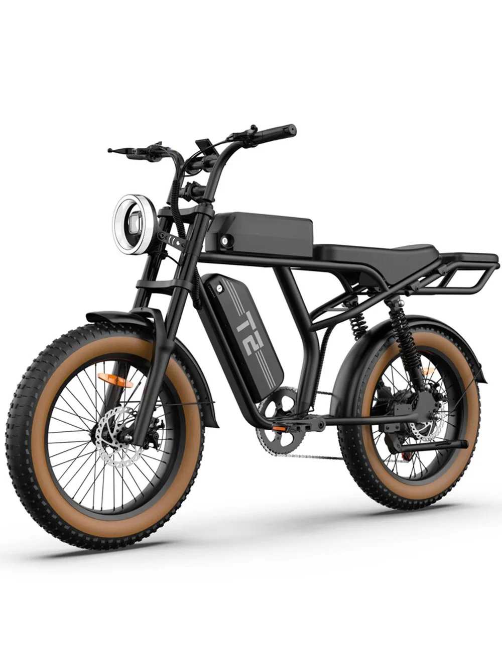 AliExpress URLIFE T2 Adult 20-inch E-bike All-Terrain Fat Tire E-Mountain Bike 250W 48V 15.6Ah Battery Electric Bicycle