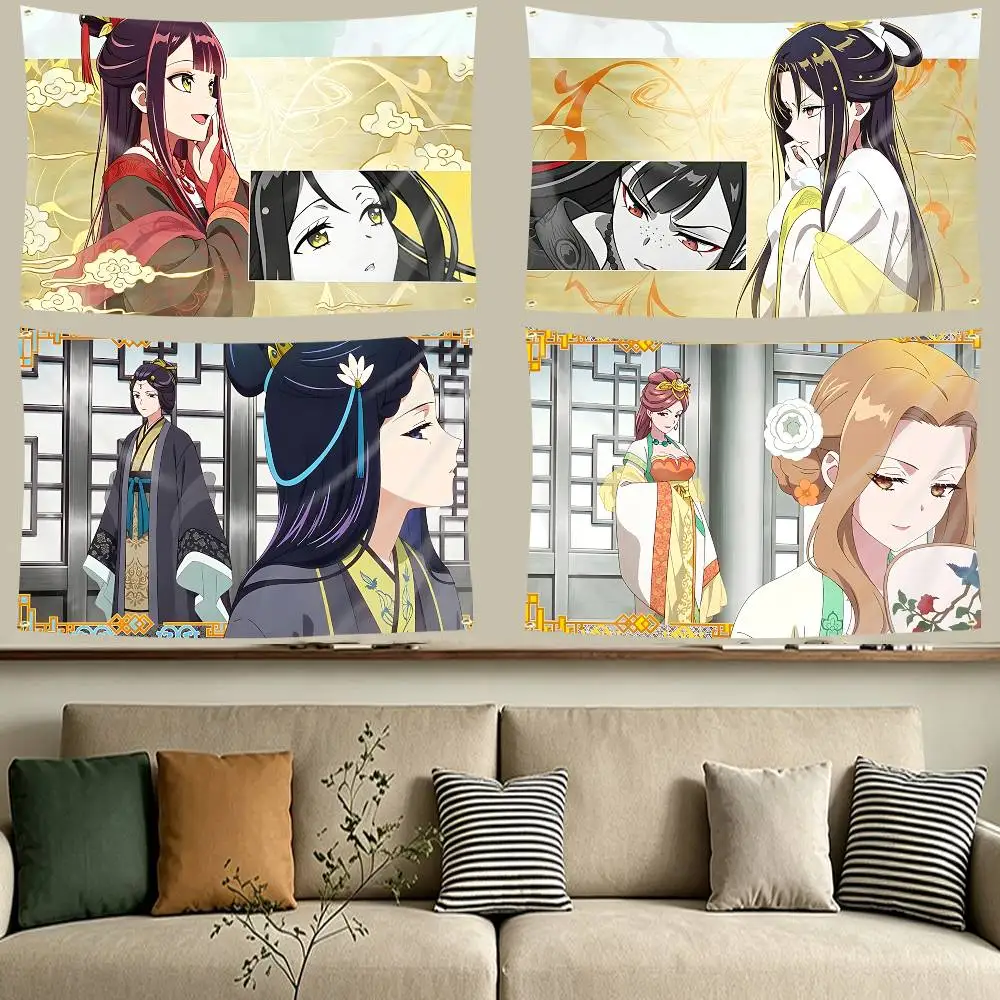 Though I Am an I-Inept V-Villainess Manga  Flag Tapestry Banner for Bedroom Living Room Outdoor Camping Custom Supported