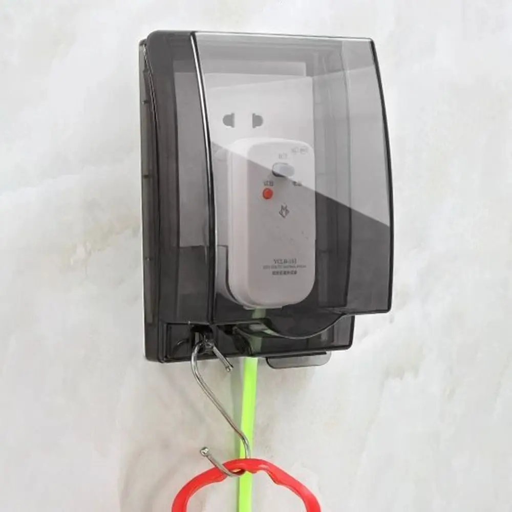 86 Type Switch Protective Cover Waterproof Transparent Socket Protector Splash-Proof Power Outlet Electric Plug Cover for Home