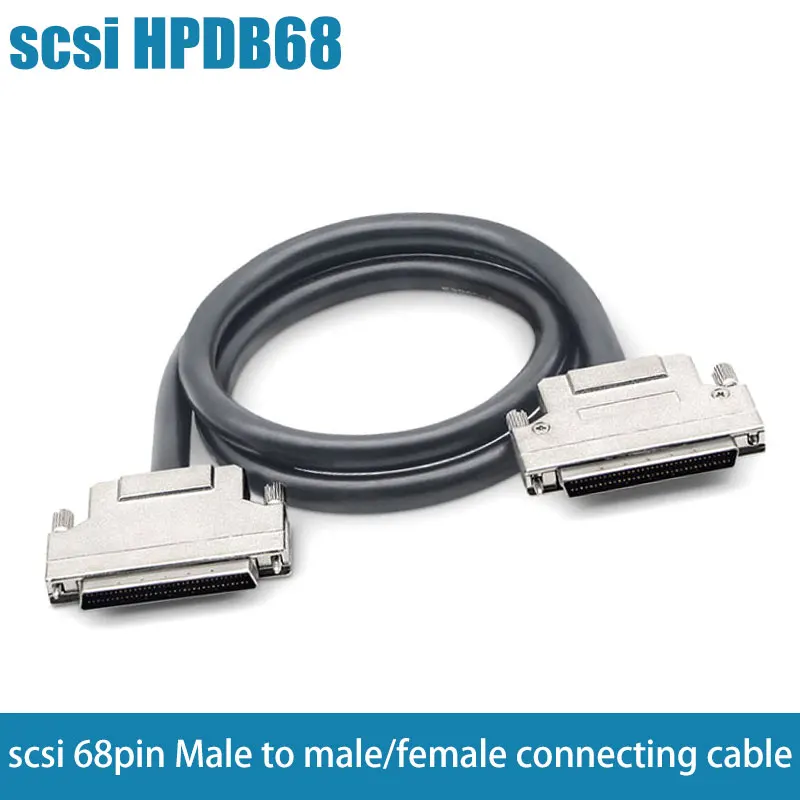 

SCSI HPDB68 cable male to female / male SCSI 68pin cable servo industrial control motor equipment measurement and control cable