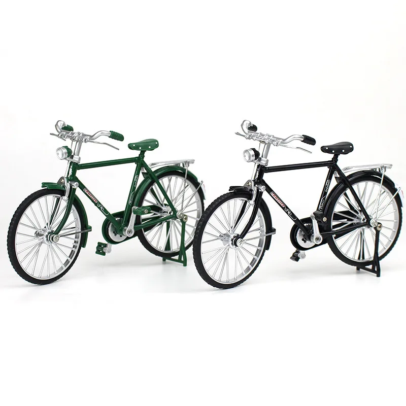 New 1:10 Retro Mountain Bike Bicycle Model Nostalgic Bicycle Alloy Gift Ornament Adult Gift Collection