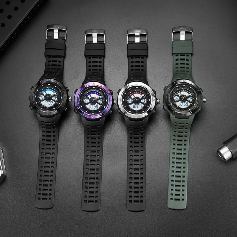 Disney Original For Mens Watch Japan Dual Display Sport Quartz Digital Wristwatch Multi-Function Chronograph Male New Cool Clock
