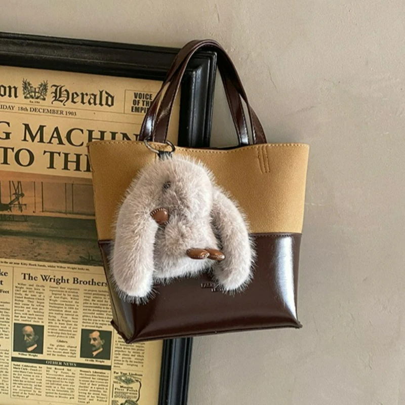 جديد الخريف الشتاء مقبض علوي حقيبة عصرية Versatie دلو حقيبة سعة كبيرة خفيفة الوزن حمل محكم حقائب كتف عادية