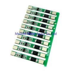 10Pcs 1S 3.7V 3A Li-ion BMS PCM Battery Charge Discharge Protection Board PCM For 18650 Lipo Lithium Battery Charge Module