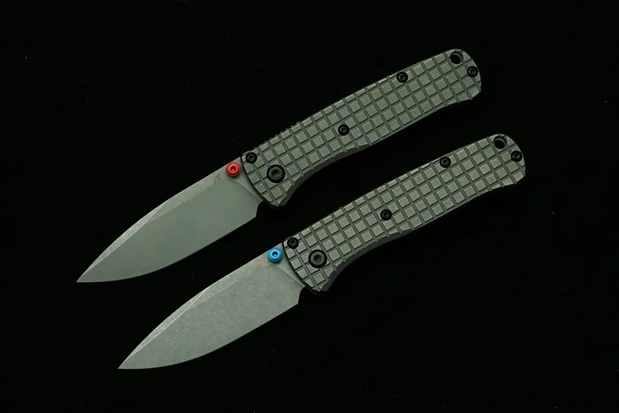 LEMIFSHE 맞춤형 미니 533Ti 리얼 D2 마크 S30V 블레이드 티타늄 손잡이 접이식 칼, 야외 캠핑 주방 생존 EDC 도구