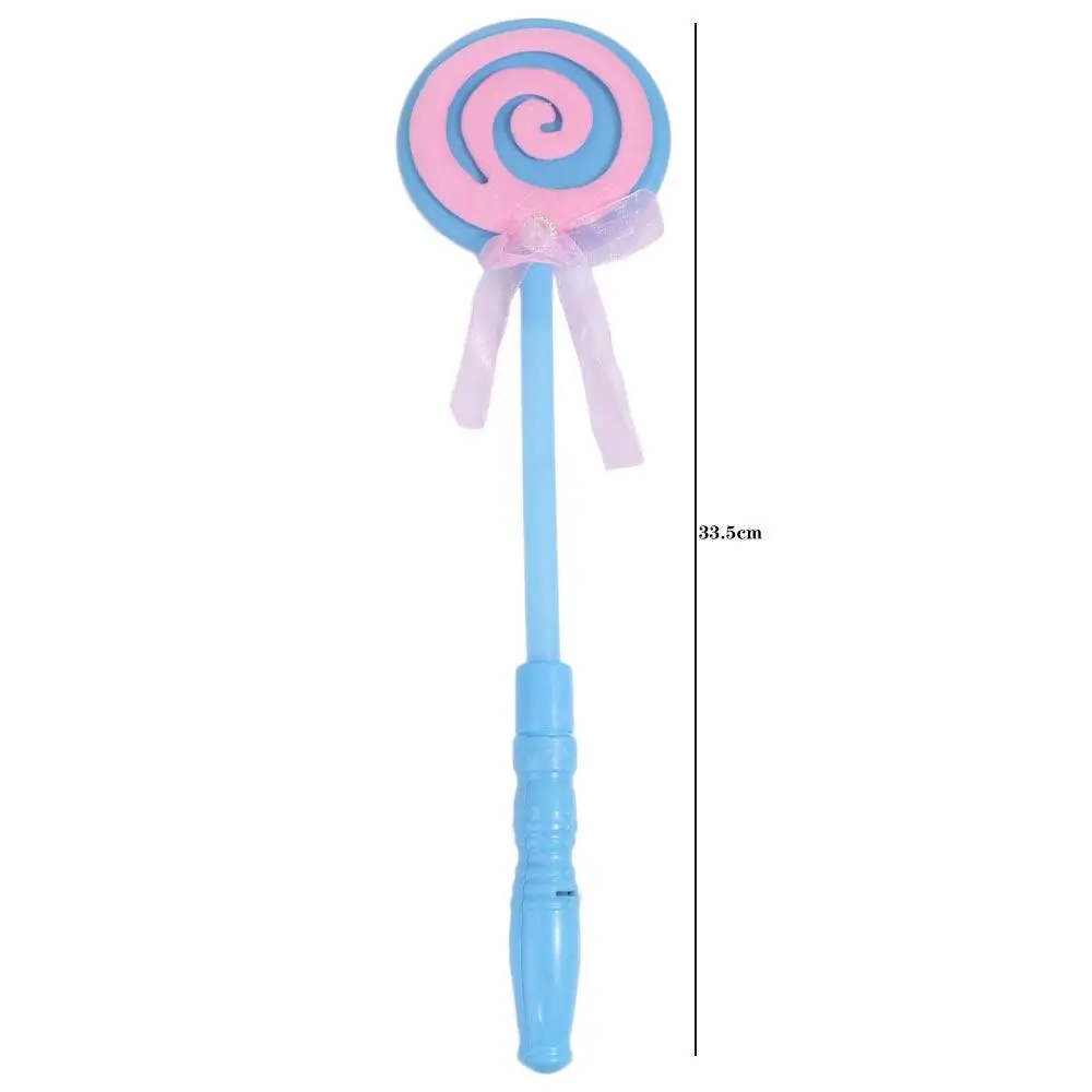 Colorful Kids Toy Princess Wand LED Lollipop Lamp Toys Light Up Flash Light Stick Lollipop Fairy Wand Glow Stick Lollipop Stick