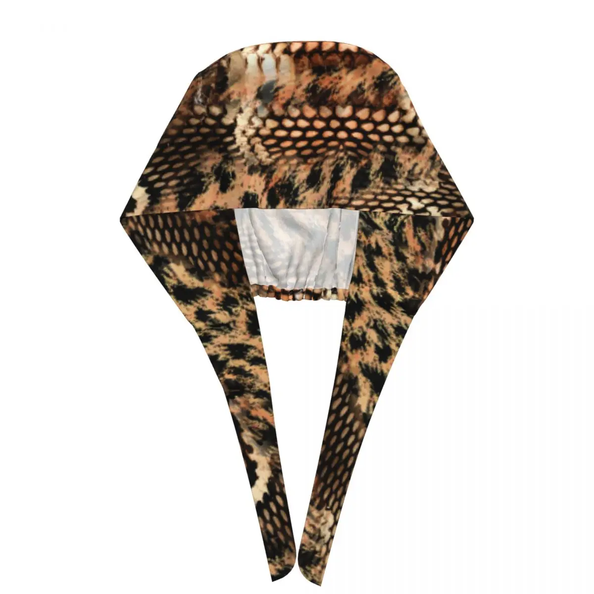 医師と病院のための医師の保護帽子,ヒョウの皮が付いたコブラスネークスキン,手術用キャップ,歯科看護用キャップ,スクラブハット