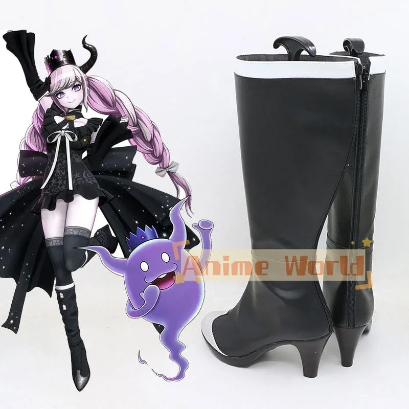 Master Detective Archives Enigma Archives: Rain Code Enigma Girl Shinigami Schoenen Cosplay Laarzen