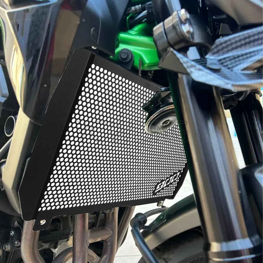Motorcycle Radiator Grille Guard Cover Protection Water Tank Shield For KAWASAKI Z900 2017 2018 2019 2020 2021 2022 2023 2024 25