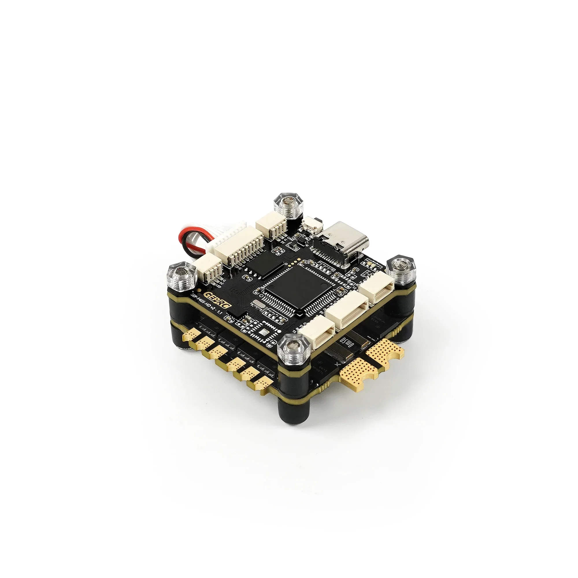 TAKER F405 BLS 50A STACK GEPRC Combo, GEP-F405-HD V2 Flight Controller + GEP-BLS50A 4IN1 ESC Built-in OSD