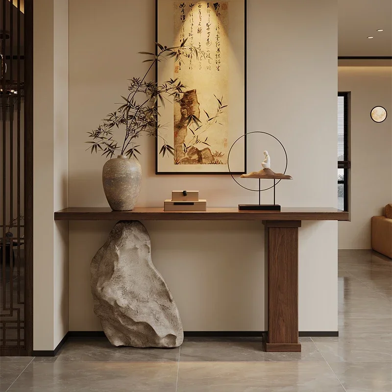 

Entrance Hall Decoration Console Tables Luxury Wooden Lounge Luxury Entryways Table Corner Design Consolle Ingresso Furniture