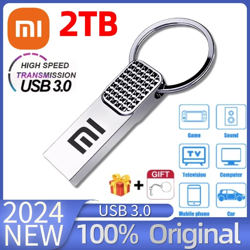 Xiaomi 2TB USB Drive 1TB High Speed Pen Drive USB 3. 0 Memory Stick Waterproof Pendrive Metal USB Disk 512GB Memoria USB Stick