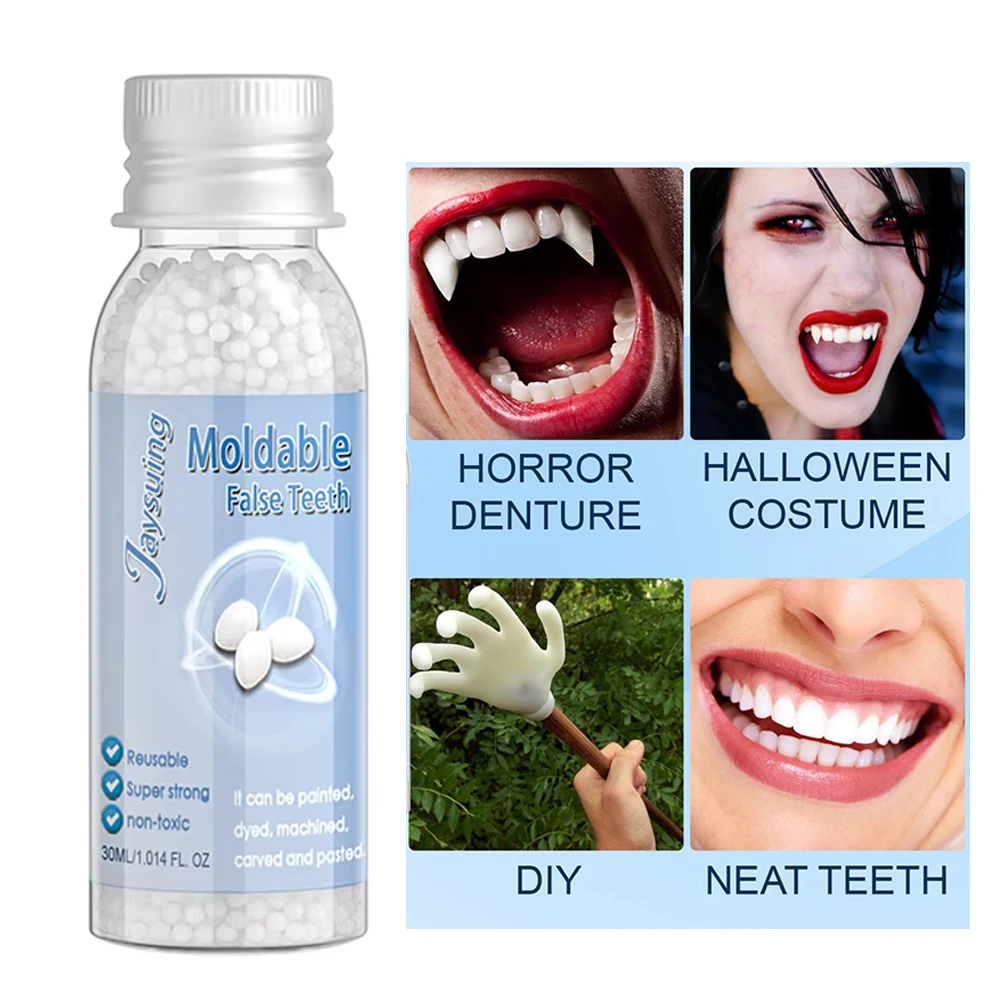 

30g Temporary Tooth Repair Moldable Teeth And Gaps False Tooth Solid Gel Adhesive Fake Teeth Beauty Tool Dental Supplies