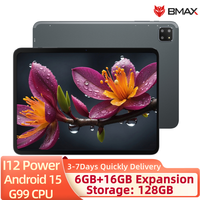 BMAX I12 Power + WIFI Phone Tablet 6GB + 16GB 128GB 2.4GHz Octa-core 11.4 ”G99 CPU 2408*1720 IPS Display 16MP Camera Android15