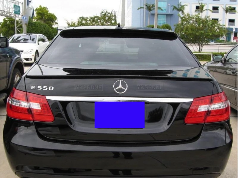 For Mercedes - Benz W212 E320 E260 E300 E63 Spoiler ABS Material Roof Spoiler For 2008 2009 2010 2011 2012 2013 W212 4 Doors