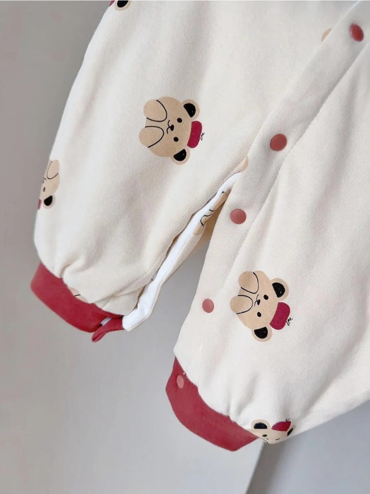 

Thiened Cotton Baby Rer Suit Newborn Outwear Warmth Assurance Autumn Winter ential Sweet Sle Chinese Production
