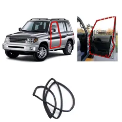 1 PCS 5 Doors Door Rubber Seal for Pajero Pinin H60 H70 MR351386 Door Opening Post for Montero Mini Out Rubber for Shogun IO