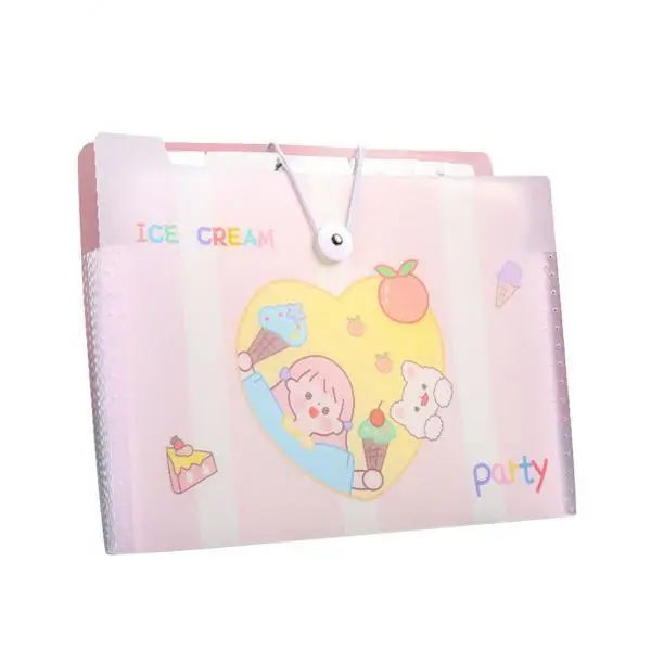 Multi Tier A4 File Organizer Clipboard Case Portable Document Storage Box for Office Supplies and Students