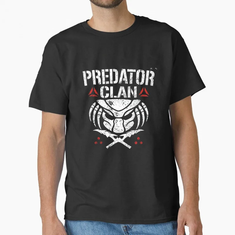 Retro Horror Sci-Fi Predator Gift T shirt Jungle Hunter Alien Warrior tee 0731 Short Sleeve Graphic Clothes All size Tops S-6XL