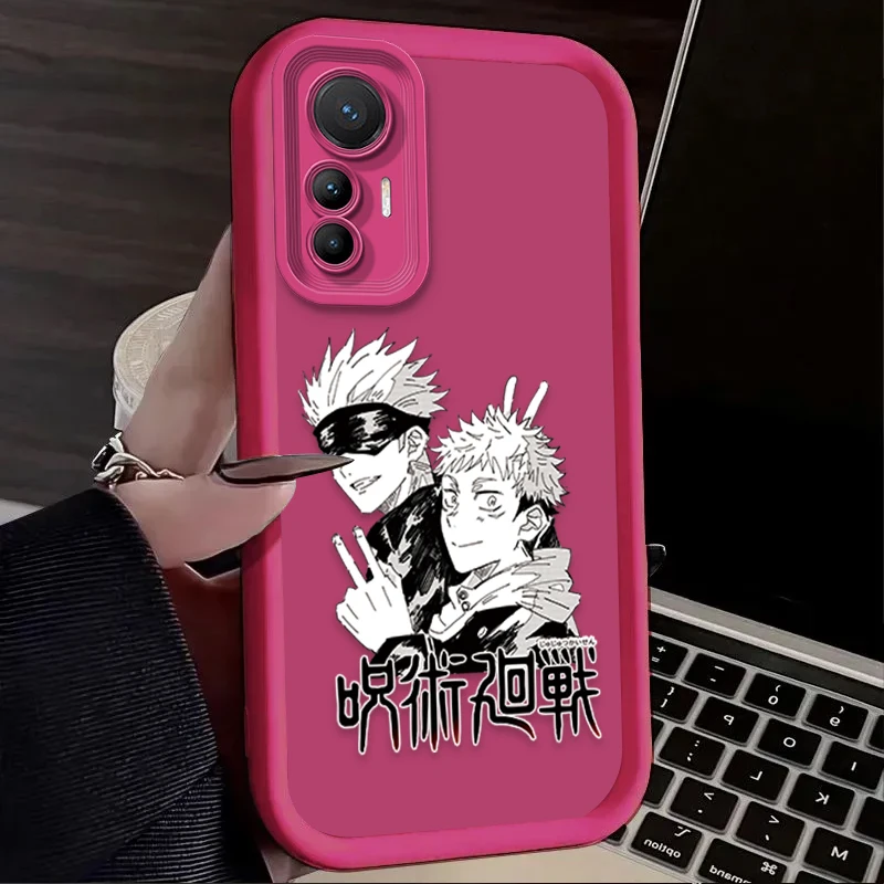 أنيمي Jujutsu Kaisen قضية الهاتف ل Xiaomi Poco F7 F6 F5 F4 F3 M5s C65 C75 C71 X7 X6 X5 X4 GT X3 NFC M7 M6 Pro 4G 5G الغطاء الخلفي #4