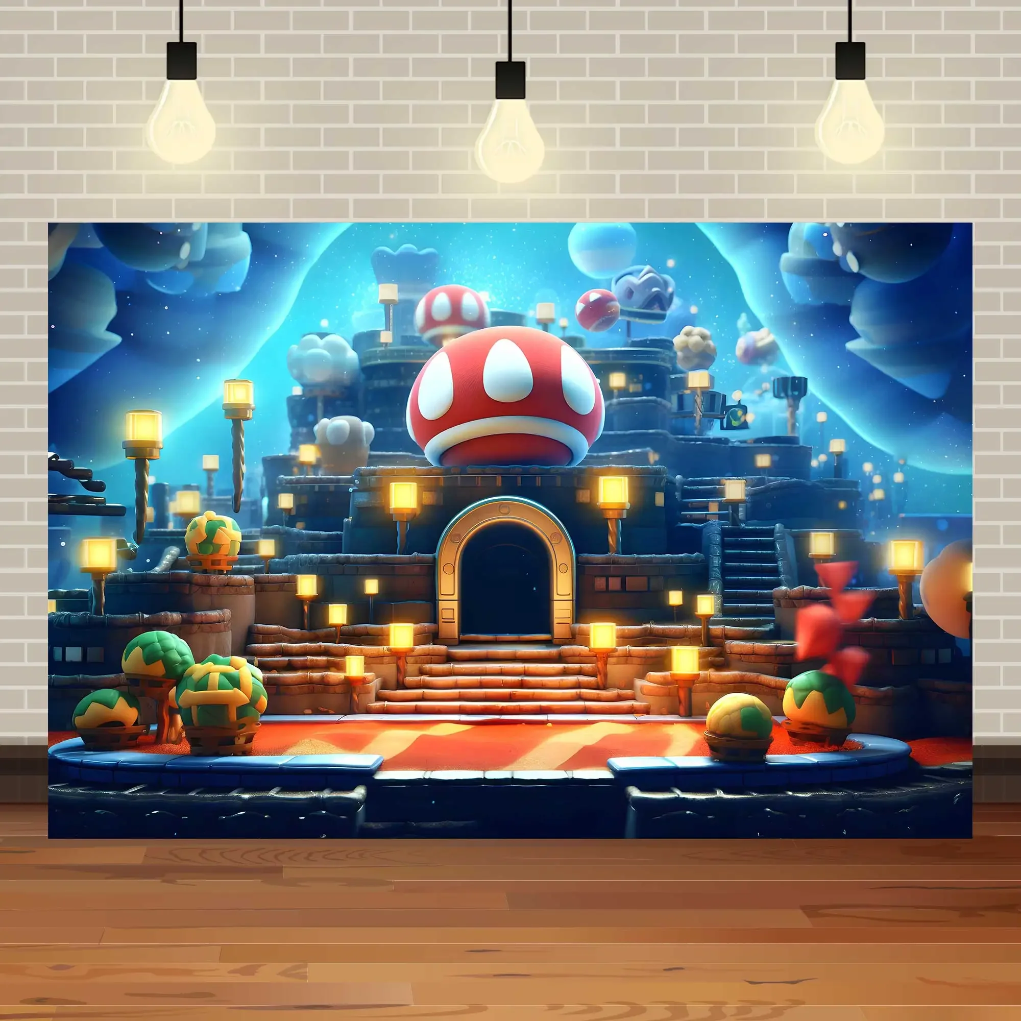 NeoBack Super Brother фото фоны детские игры мультфильм фотографии фон для Super Bros украшения для дня рождения