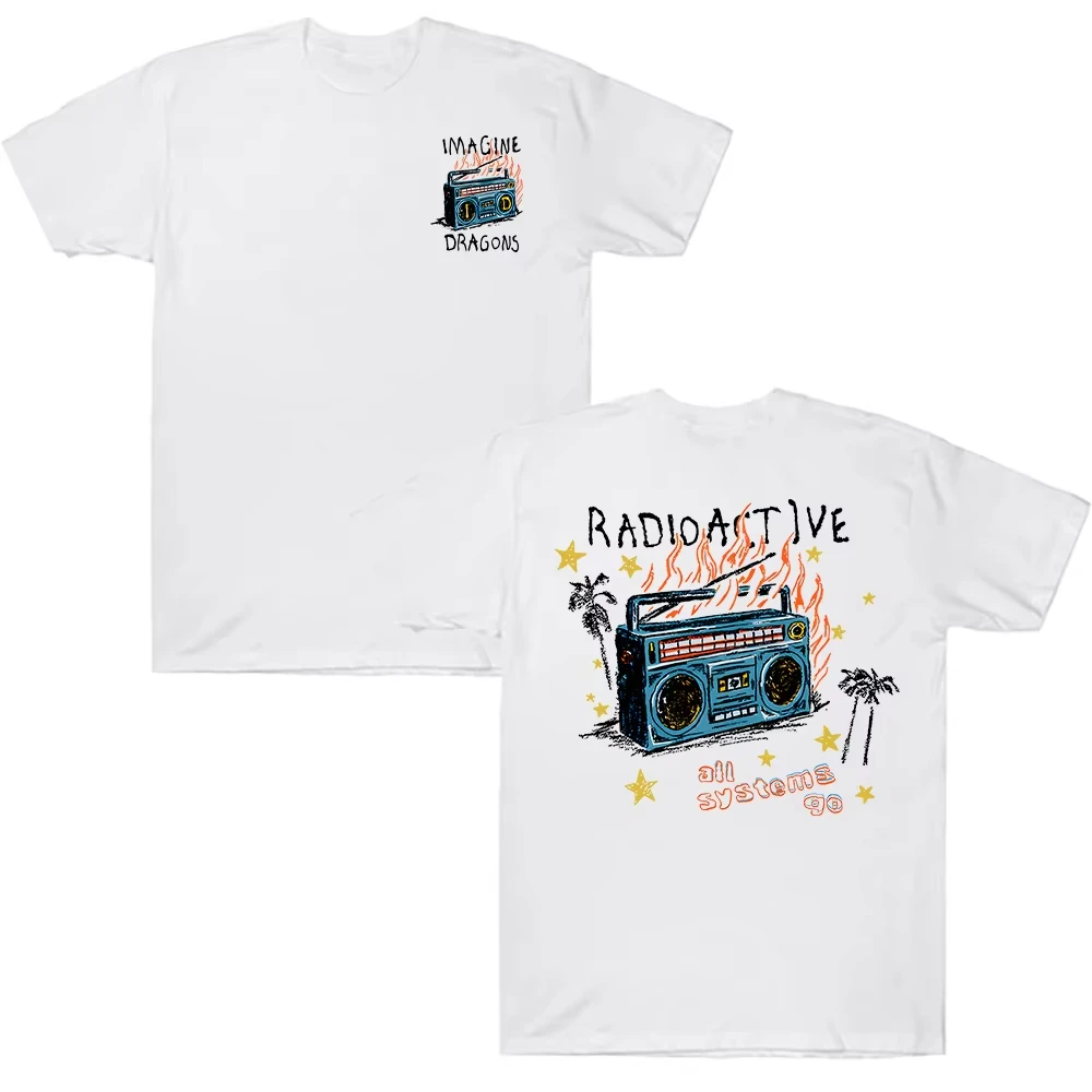 2026 New Imagine Dragons Radioactive Tee Cotton Men_Women Tshirts High Quality Soft Unisex Streetwear Hip Hop