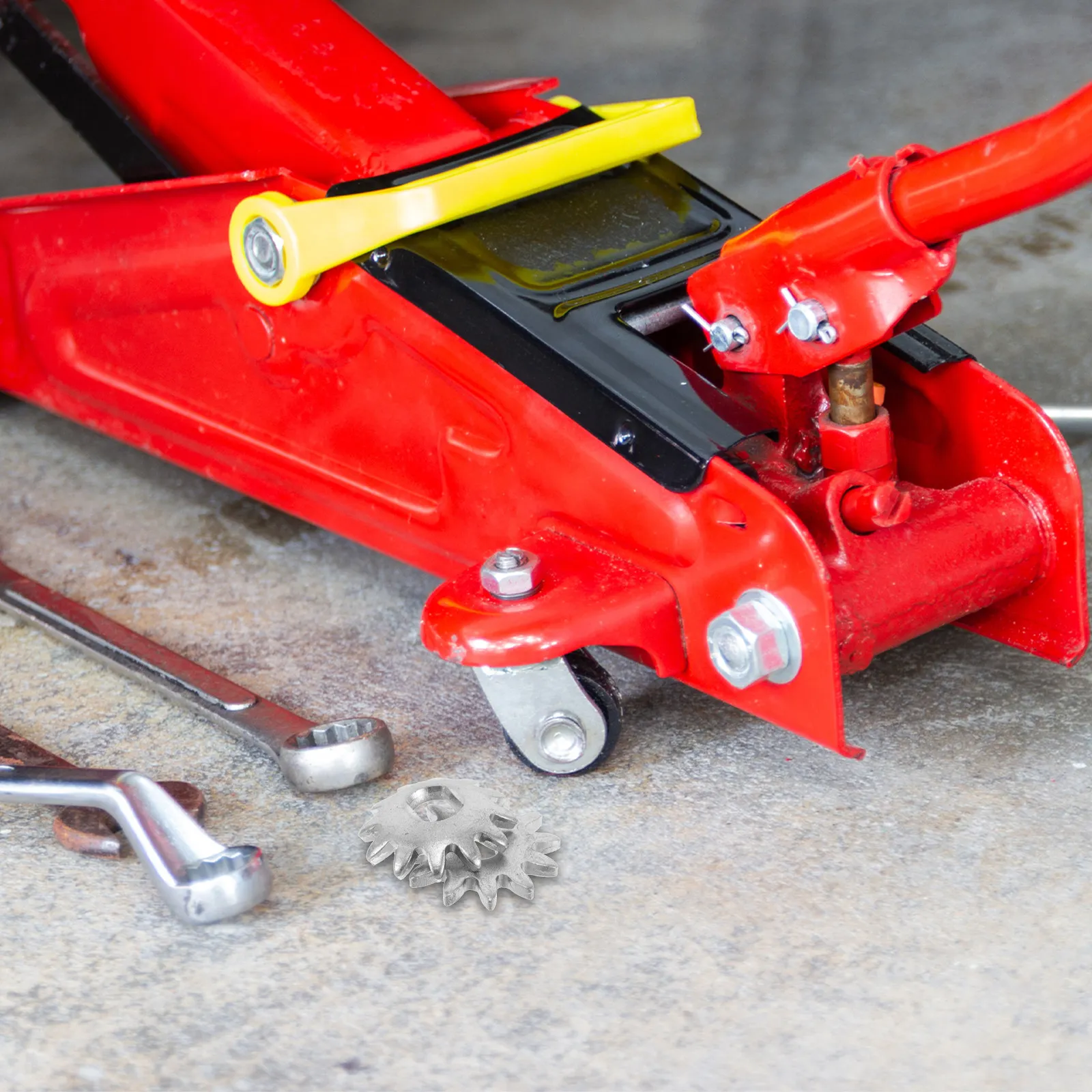 2Pcs Horizontal Jack Fittings Heavy Duty Lifting Adapters for Vehicle Maintenance Compact Universal Jack Replacement