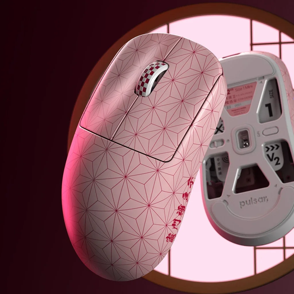 Pulsar Demon Slayer X2V2 X2V2Mini X2H X2A Mouse Dual Mode Wireless Mouse Support 4000Hz Paw3395 Gaming Mice PC Accessories