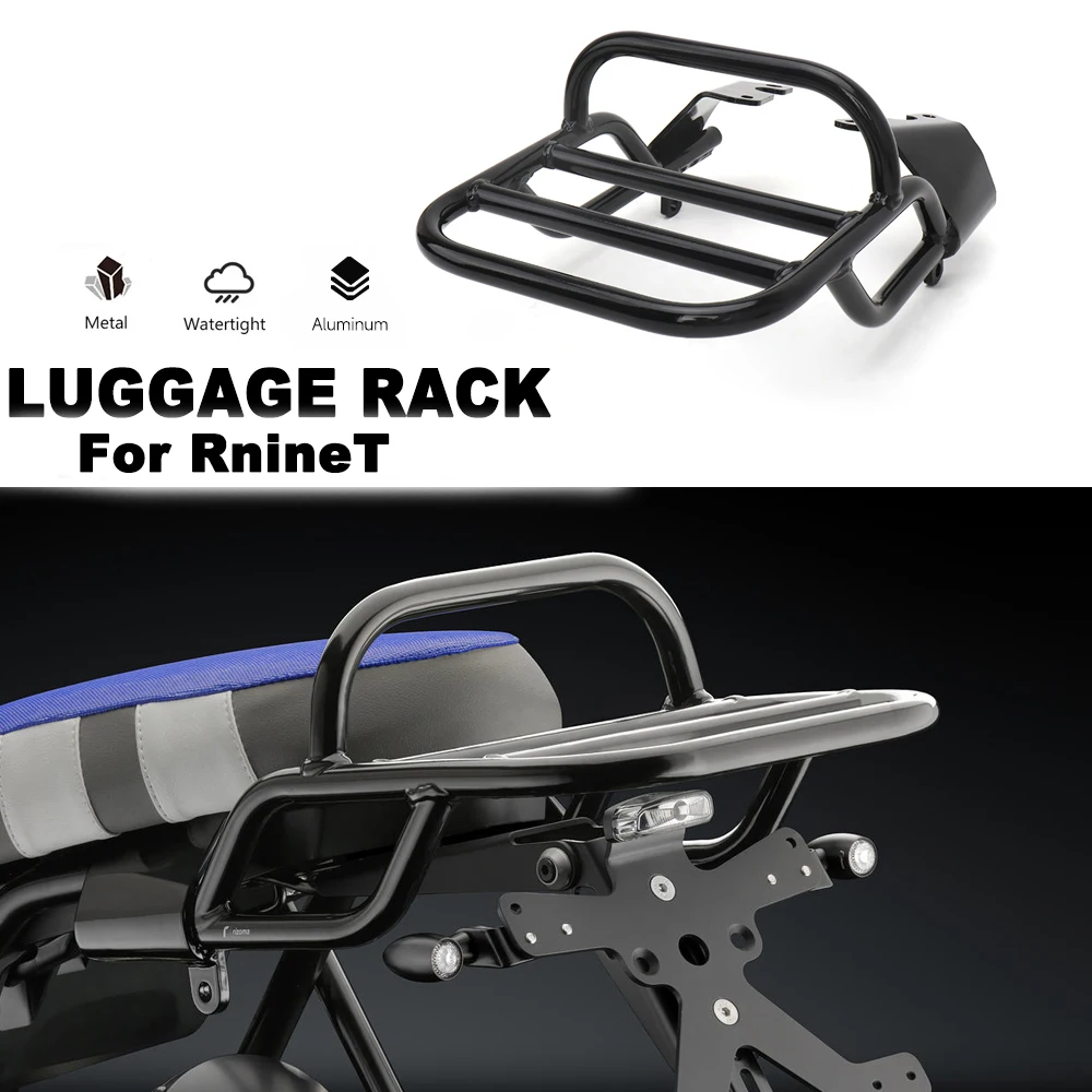 For BMW R9T R NineT RNINET Scrambler RnineT Urban G/S R NINE T Pure Motorcycle Accessories Rear Luggage Rack Cargo Rack Black