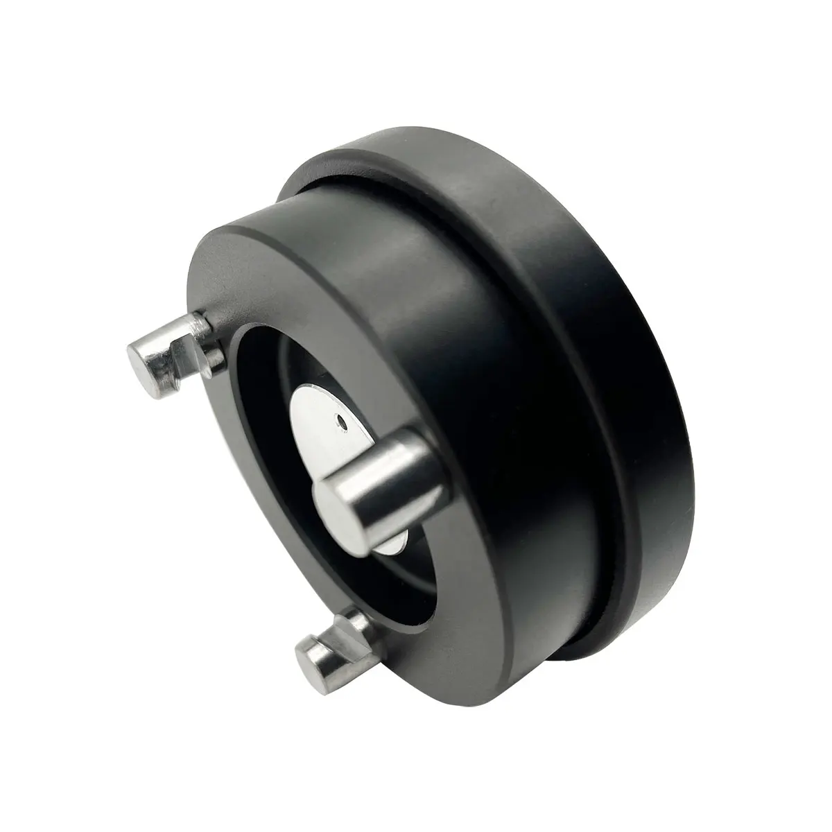 Black Rotating Type Three-Jaw Tribrach Adapter With 5/8