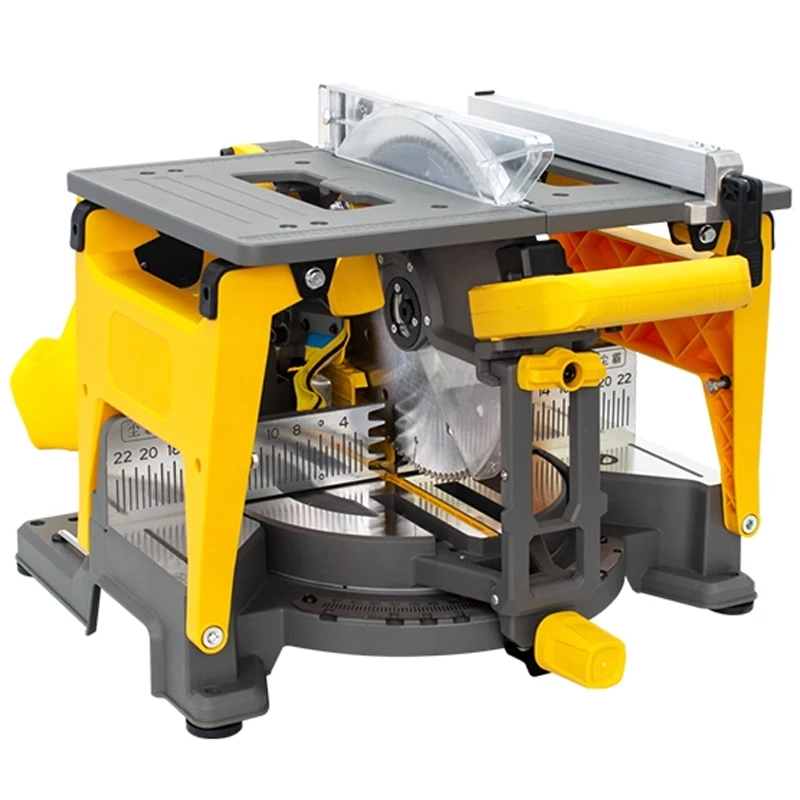 Dust-Free Bevel Saw 255S/255M Multi-Function Cutting Machine with Integrated Push Table Specialized for Woodworking