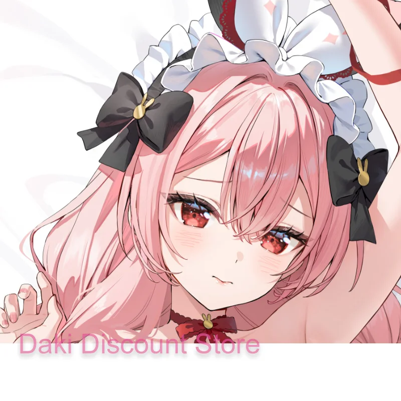 Dakimakura Anime rosuuri (vtuber) Double-sided Print 2WAY Life-size Pillowcase Gift Body Pillow Cover