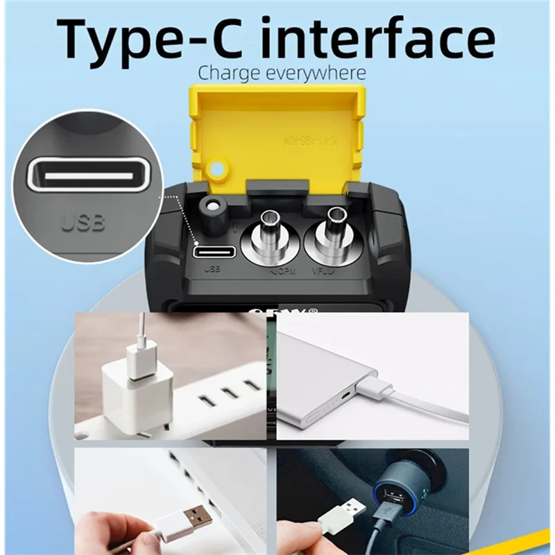B92B-Mini 4 In 1 Visual Fault Locator Optical Power Meter Fiber Optic Light Meter OPM Tester VFL