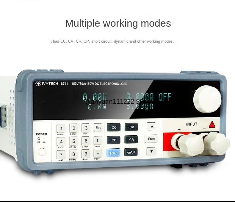 IVYTECH High Precision Programmable DC Electronic Load IV8711/IV8712/IV8711B