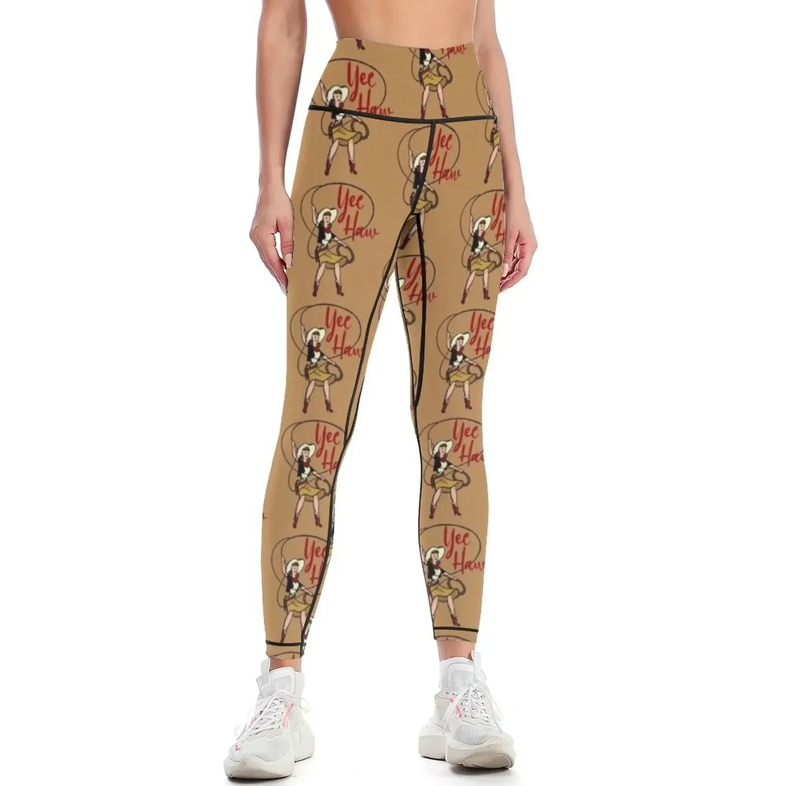 

Yee Haw Cowgirl Leggings sporty woman gym gym pants gym wear Women's high waist Womens Leggings