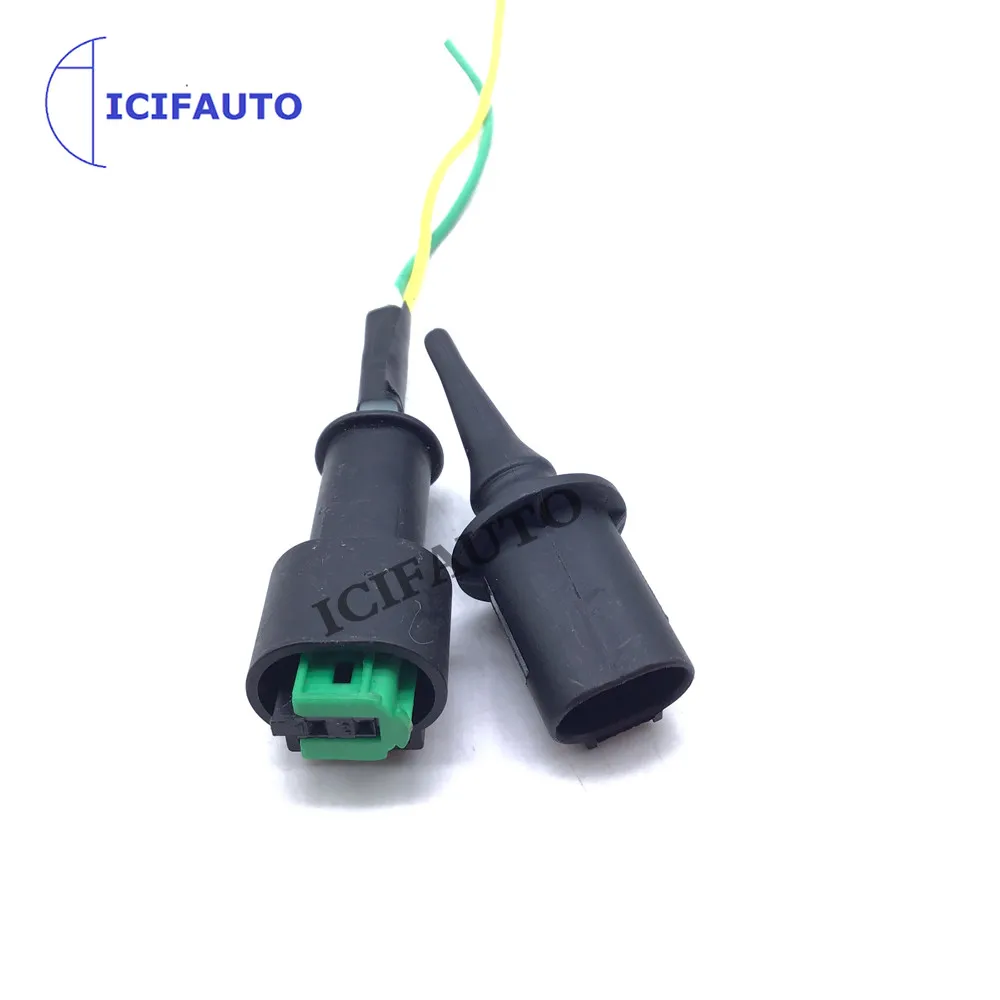 Outside Ambient Air Temp Temperature Sensor + Connector 0005428418 for Mercedes-Benz A B C E G S SL SLK SLS 0075421318 New