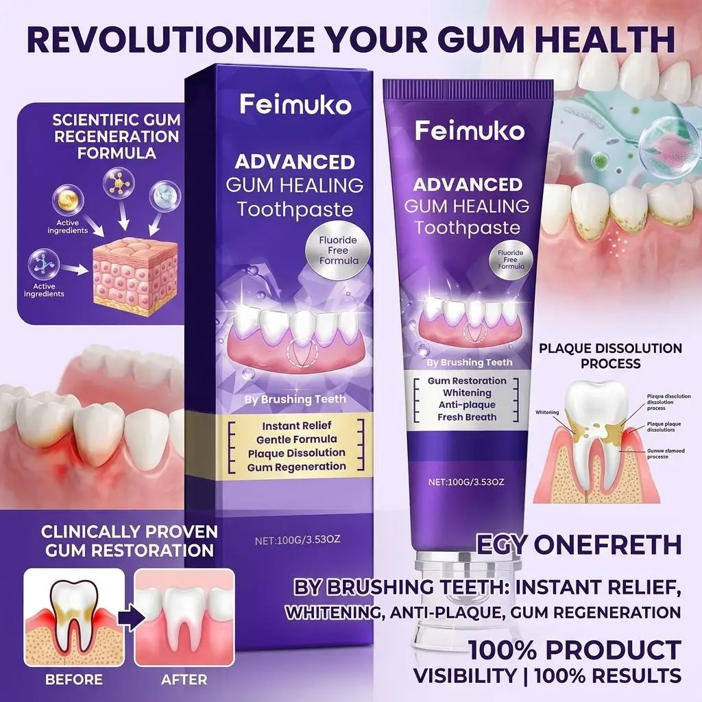 100G Fluoride‑Free Toothpaste Gentle Non‑Irritating Formula Rich Foam Remove Tea And Food Stains Deep Teeth Cleaning Care