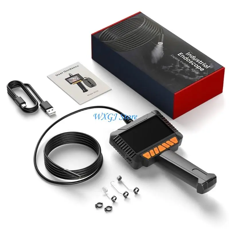 

37JE 4.3 Inches High Resolutio Screen Automotive Inspection Camera With 8mm Probe For Engine Repair