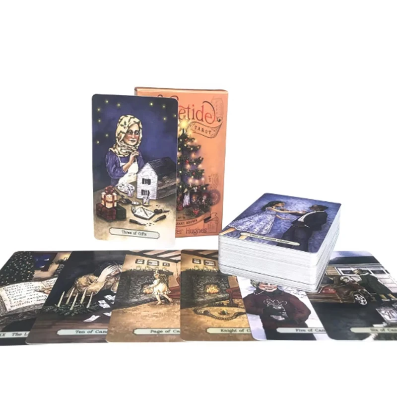 Hot sales Yuletide Tarot Oracle Card Fate Divination Prophecy Card Family Party Game Tarot
