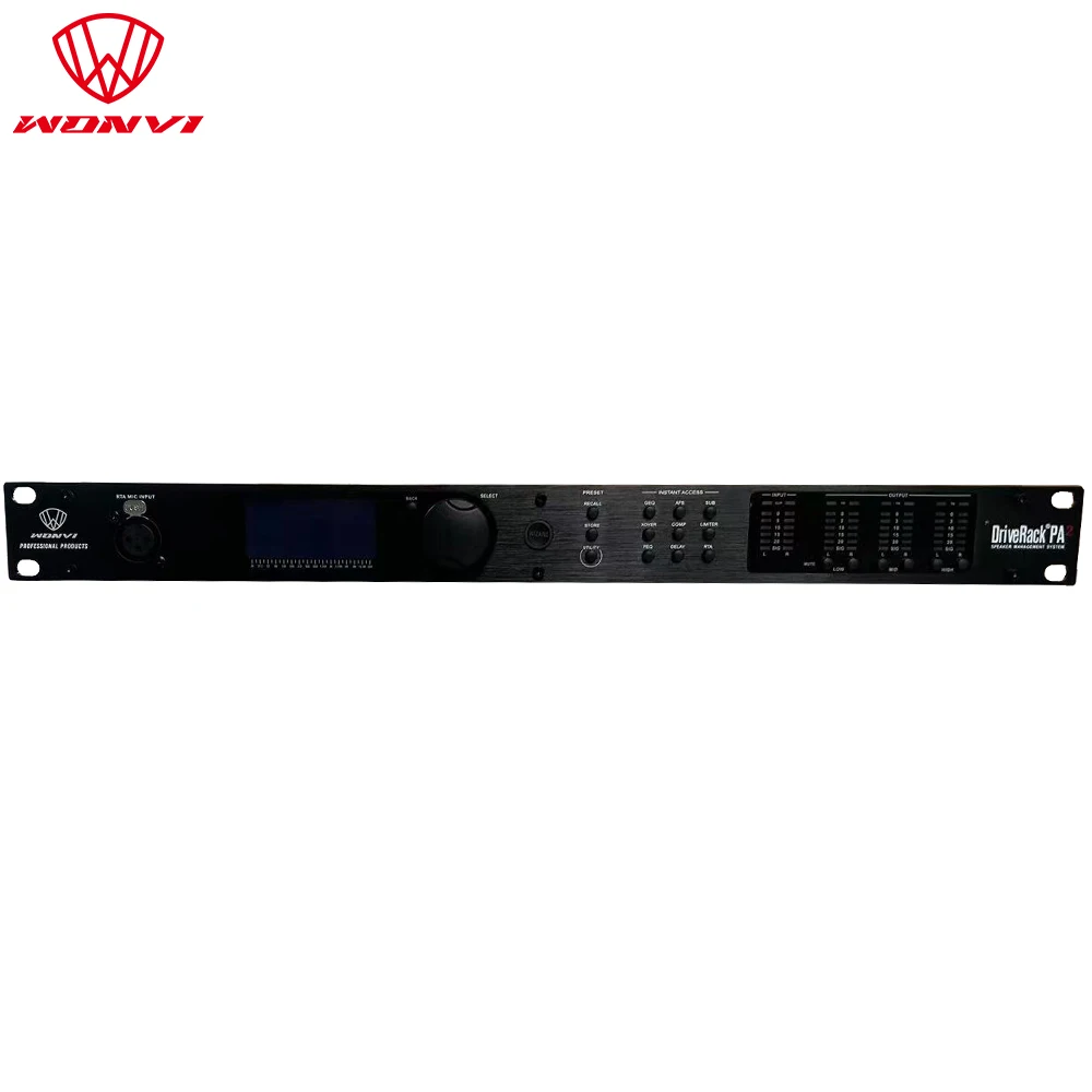 8Channel DSP Audio Processor Stage Multi-Microphone Sound Processing Equipment